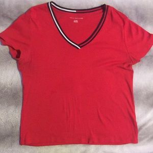 Red Tommy Hilfiger Top Vintage